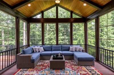 Sunroom with Panoramic Windows